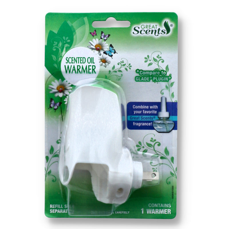 GREAT SCENTS PLUG IN AIR FRESHENER SCENTED OIL WARMER