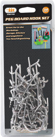 IIT 32pc SHOP PEG HOOK SET