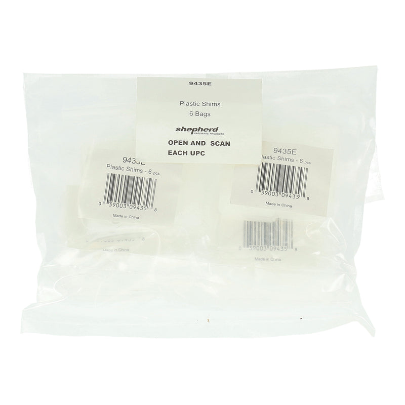 SHEPHERD 6PC WEDGE-IT PLASTIC SHIMS