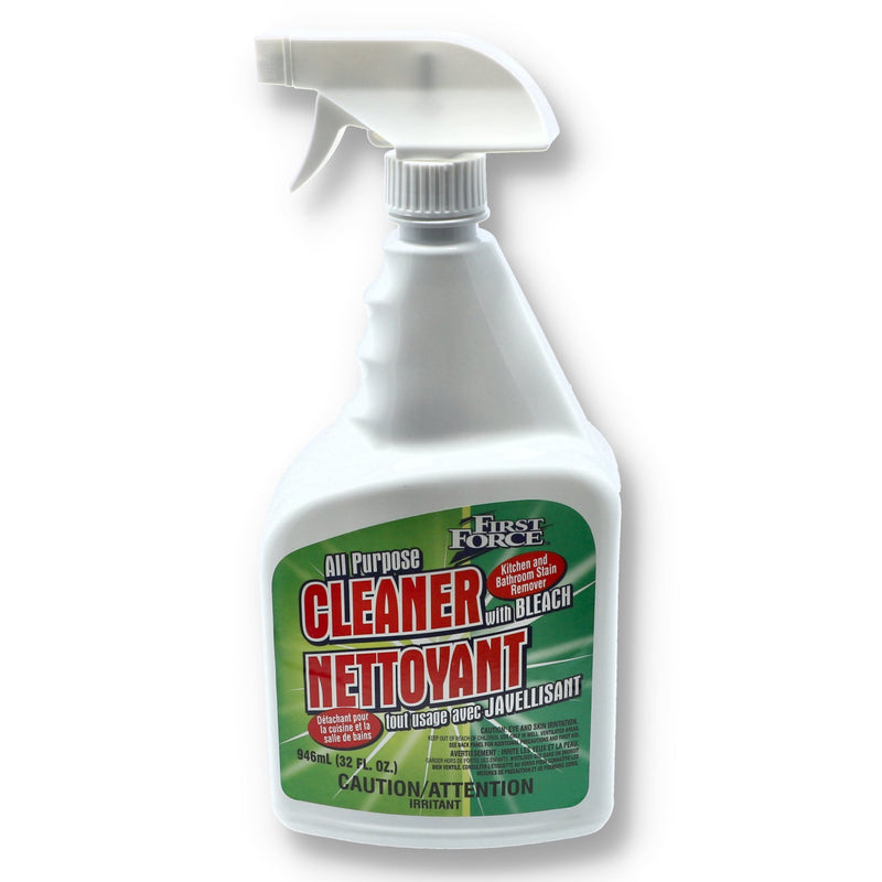 FIRST FORCE 32OZ ALL PURPOSE TRIGGER CLEANER WITH BLEACH