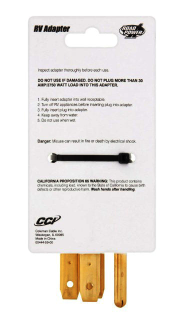 ROAD POWER 30-50 AMP RV ADAPTER -NO ADVERTISING OR INTERNET SALES