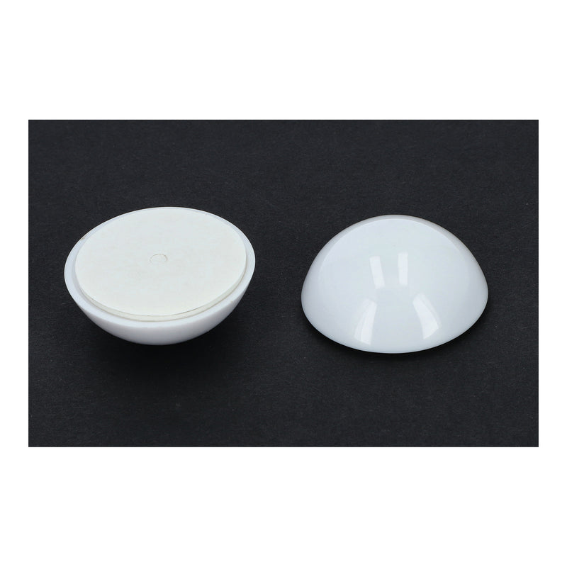 SHEPHERD 2PK WHITE CUSHION DOOR STOPS
