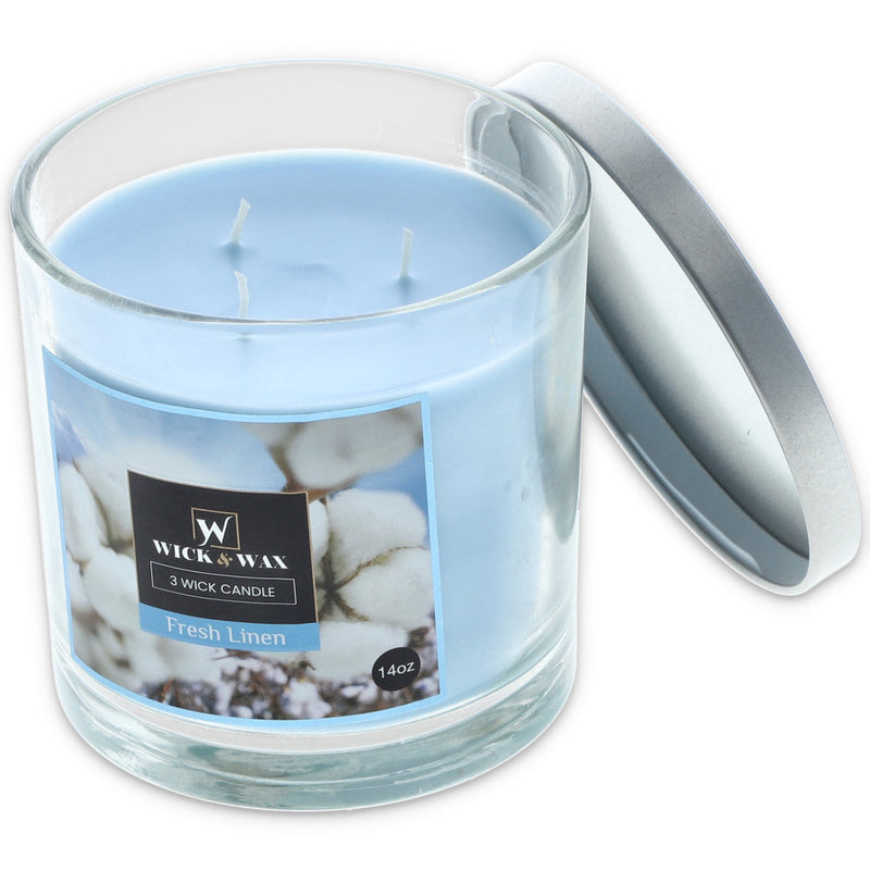 14oz 3-WICK JAR CANDLE VANILLA