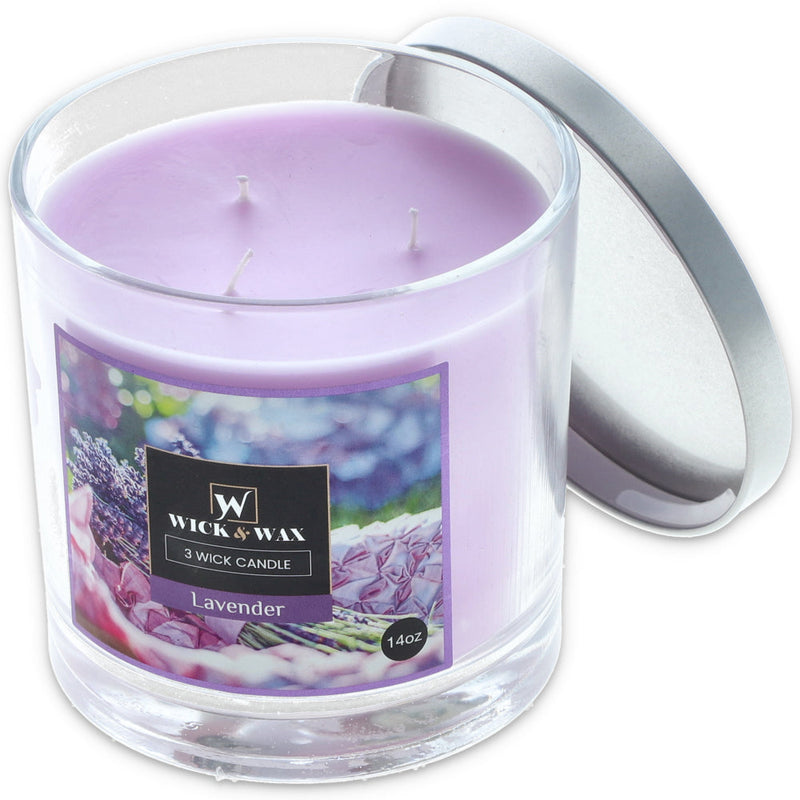 14oz 3-WICK JAR CANDLE VANILLA