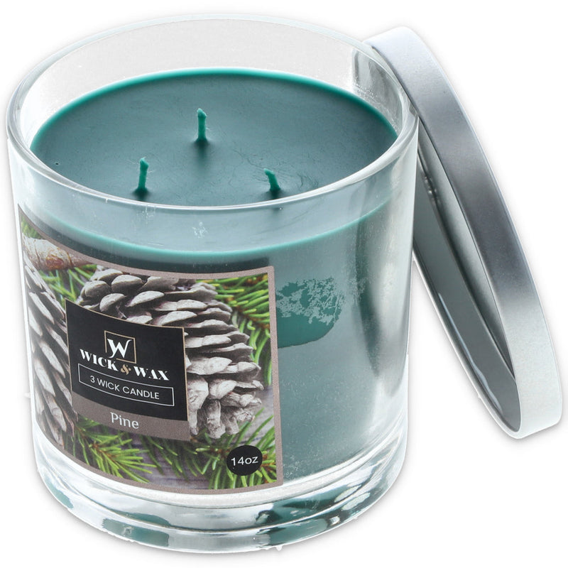 14oz 3-WICK JAR CANDLE VANILLA