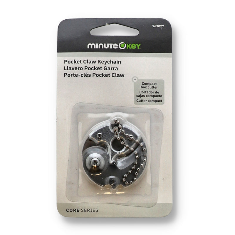 MINUTE KEY POCKET CLAW KEYCHAIN BOX CUTTER