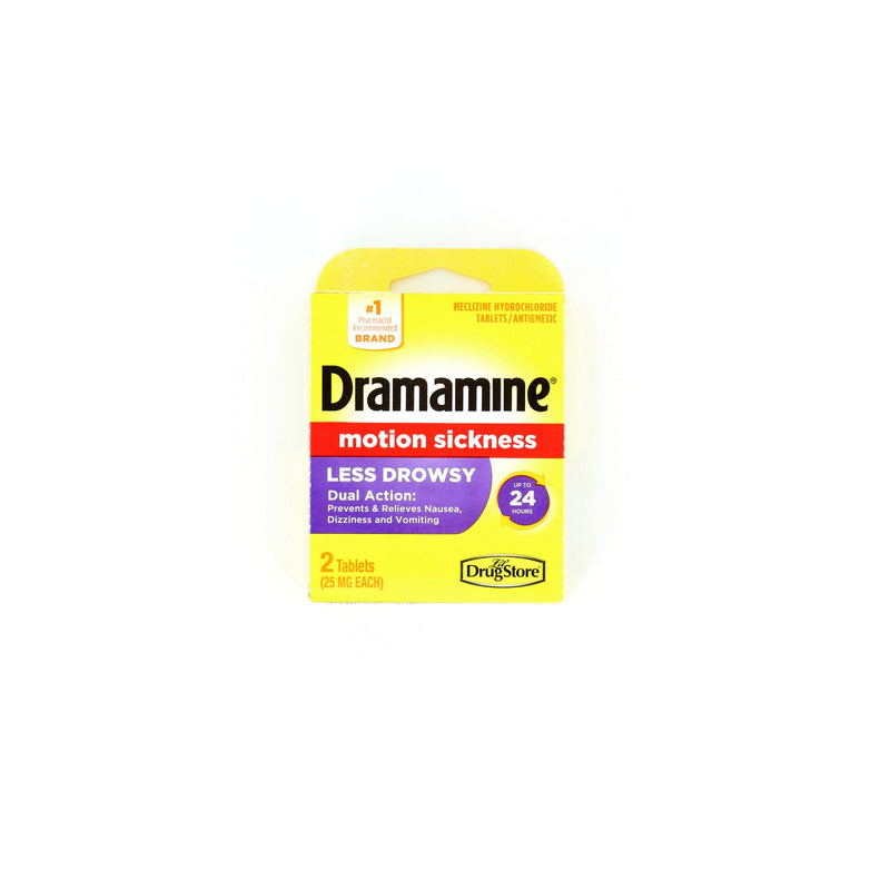 DRAMAMINE 2ct MOTION SICKNESS TABLETS EXPIRE 9/26