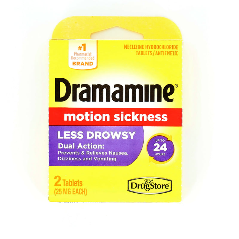 DRAMAMINE 2ct MOTION SICKNESS TABLETS EXPIRE 9/26