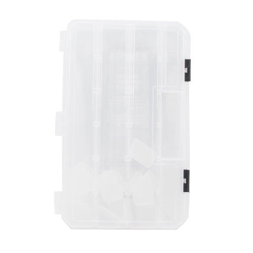 IIT CLEAR STORAGE BOX 14x8.75'' WITH 15 ADJUSTABLE DIVIDERS