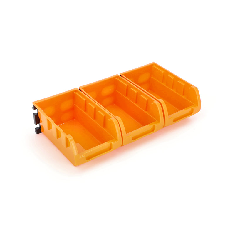 IIT 8pc SMALL STACKABLE BIN KIT WITH MOUNTNG BRACKETS & HARDWARE