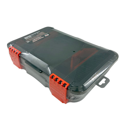 IIT DOUBLE-SIDED TACKLE BOX 14''x9''X3''