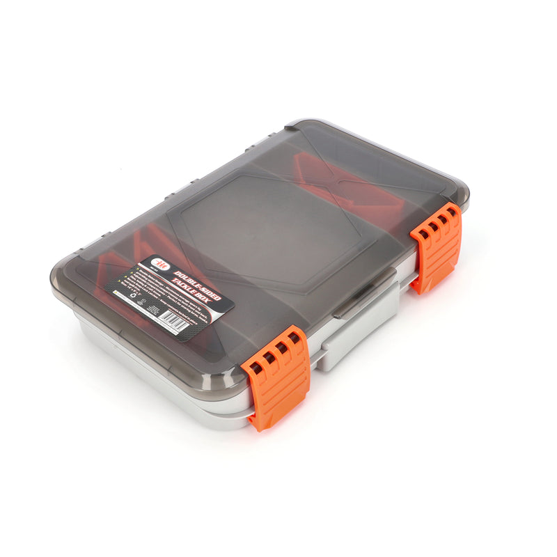 IIT DOUBLE-SIDED TACKLE BOX 14''x9''X3''