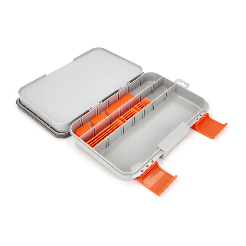 IIT DOUBLE-SIDED TACKLE BOX 14''x9''X3''