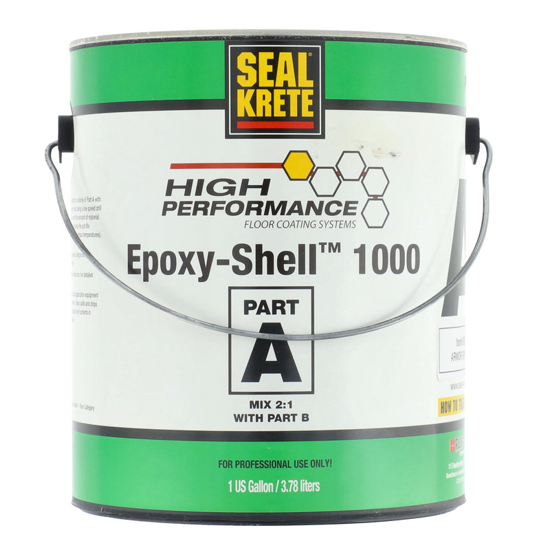 SEAL KRETE HIGH PERFORMANCE INDUSTRIAL COATING SYSTEM EPOXY SHELL 1000 GRAY COLOR PART A & B