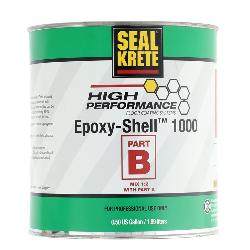 SEAL KRETE HIGH PERFORMANCE INDUSTRIAL COATING SYSTEM EPOXY SHELL 1000 GRAY COLOR PART A & B