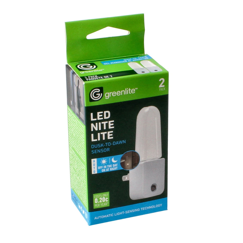2PK LED NIGHT LIGHTS DUSK 2 DAWN SENSOR