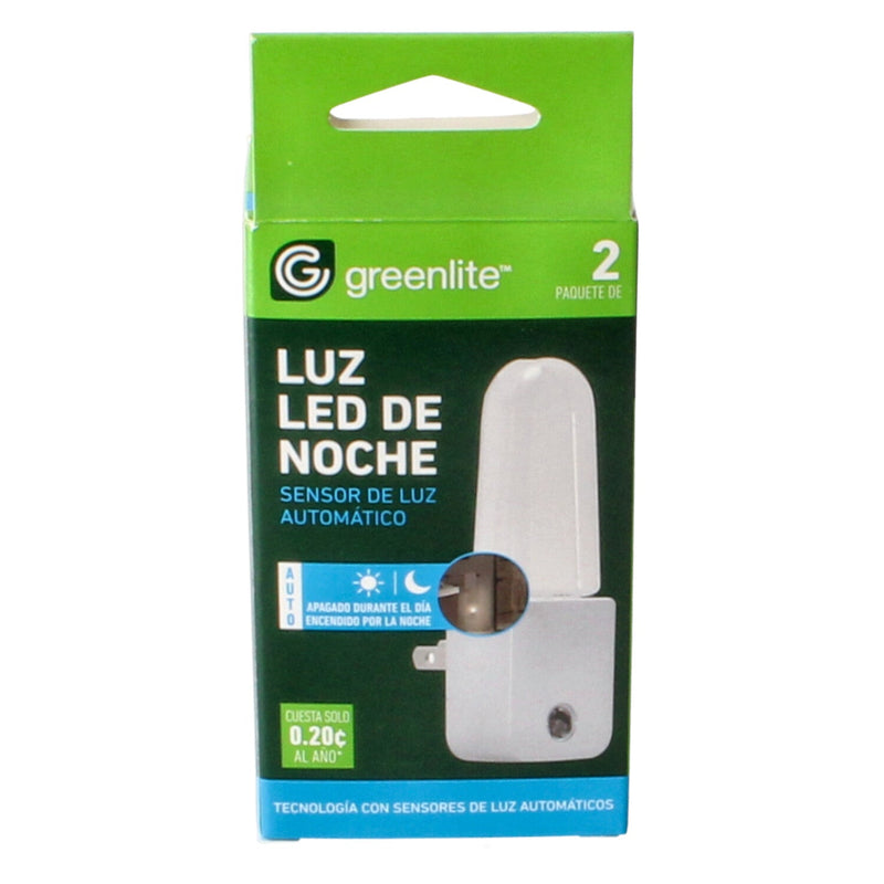2PK LED NIGHT LIGHTS DUSK 2 DAWN SENSOR