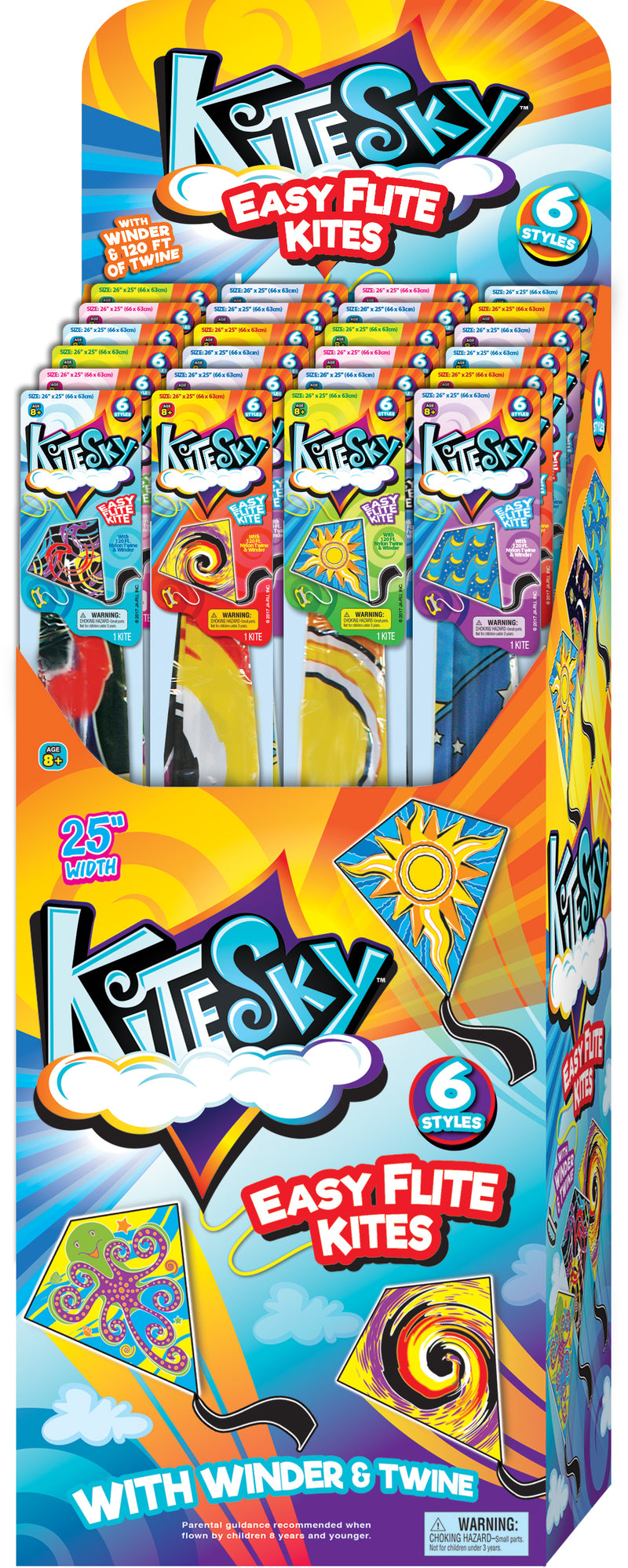 25'' EASY FLY KITE WITH WINDER & STRING