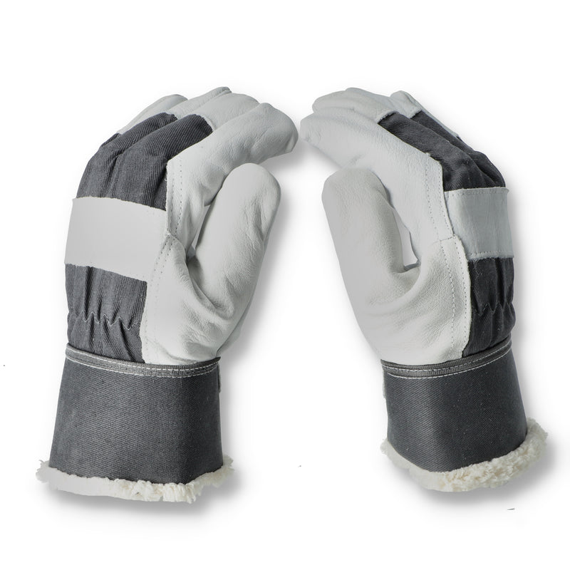 IIT LINED LEATHER COWHIDE GLOVES LARGE