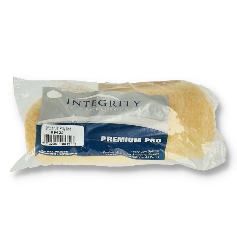 INTEGRITY 9'' POLY KNIT PREMIUM PRO ROLLER COVER 1-1/4'' NAP