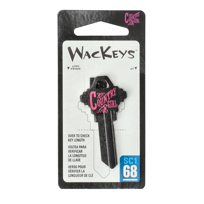 HILLMAN WACKEY COUNTRY GIRL KEY BLANK 68-SC1