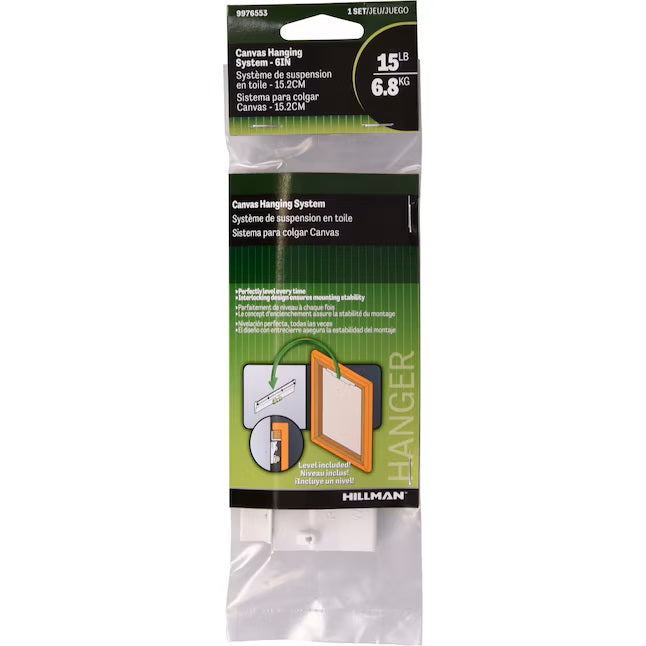 HILLMAN 6'' 15LB CANVAS HANGING SYSTEM