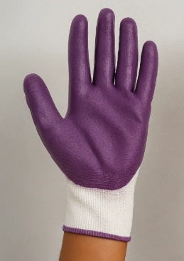 10 PAIR NITRILE GARDEN GLOVES MEDIUM