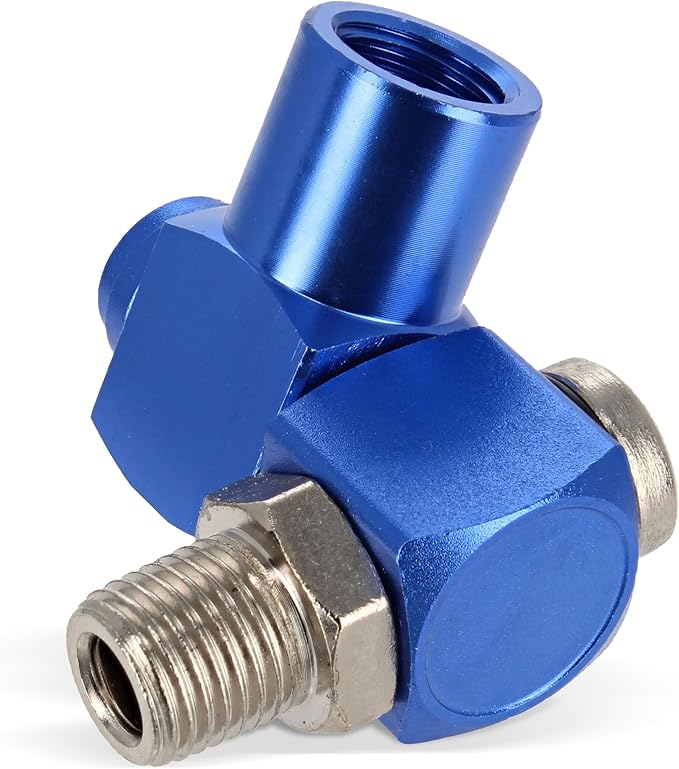 ABN 1/4'' NPT 360 ALUMINUM SWIVEL CONNECTOR BAG & UPC