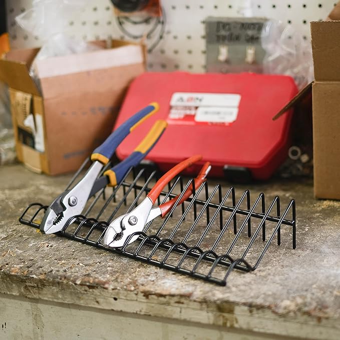 ABN 16pc PLIERS HOLDER WIRE RACK TOOL ORGANIZER