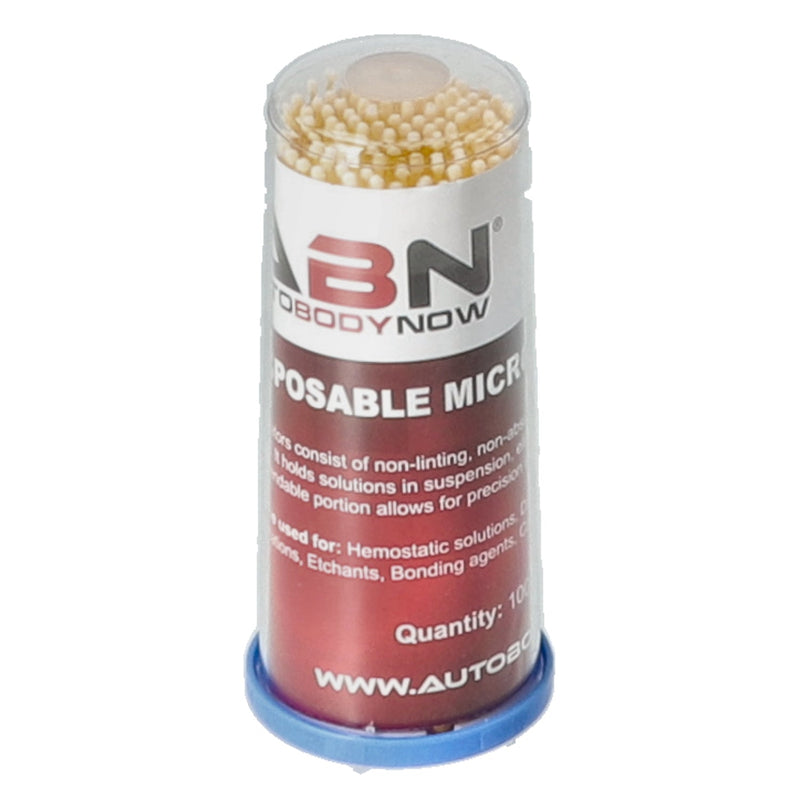 ABN 100CT DISPOSABLE MICRO BRUSH-APPLICATOR LINT FREE