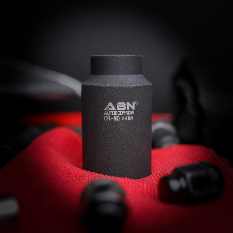 ABN 34MM 1/2'' DRIVE AXLE NUT SOCKET CR-MO 6 POINT