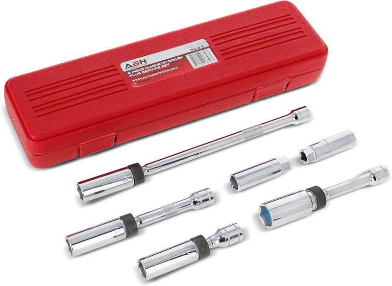 ABN 6PC MAGNETIC SPARK PLUG SERVICE SET IN CASE