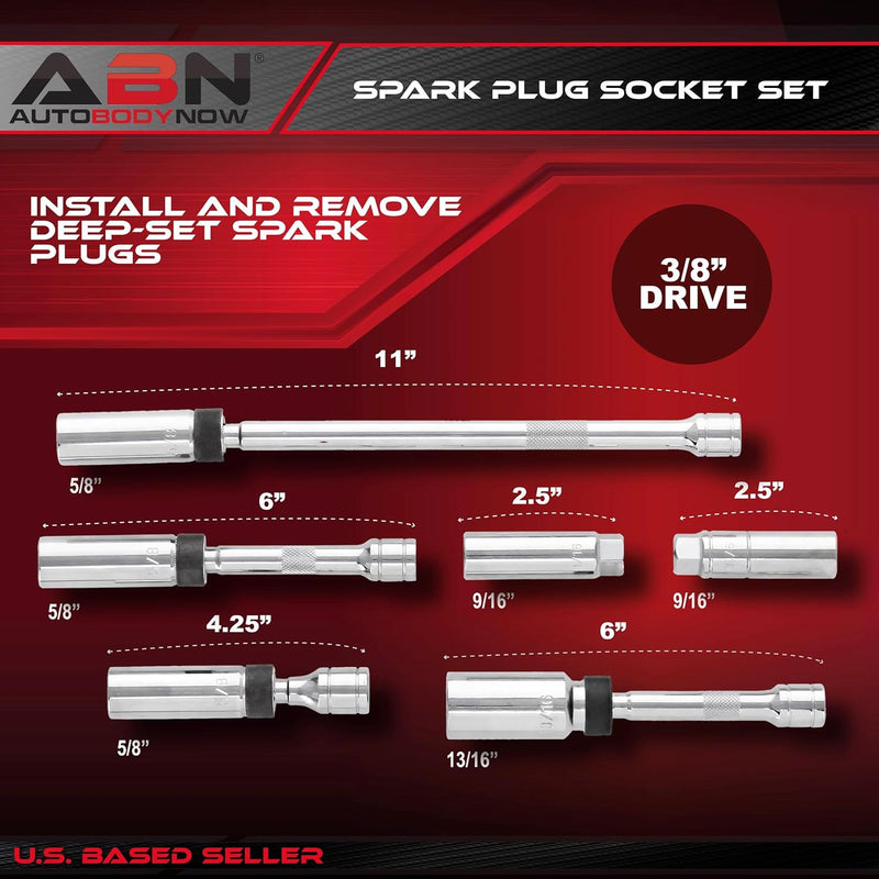ABN 6PC MAGNETIC SPARK PLUG SERVICE SET IN CASE