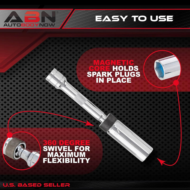 ABN 6PC MAGNETIC SPARK PLUG SERVICE SET IN CASE