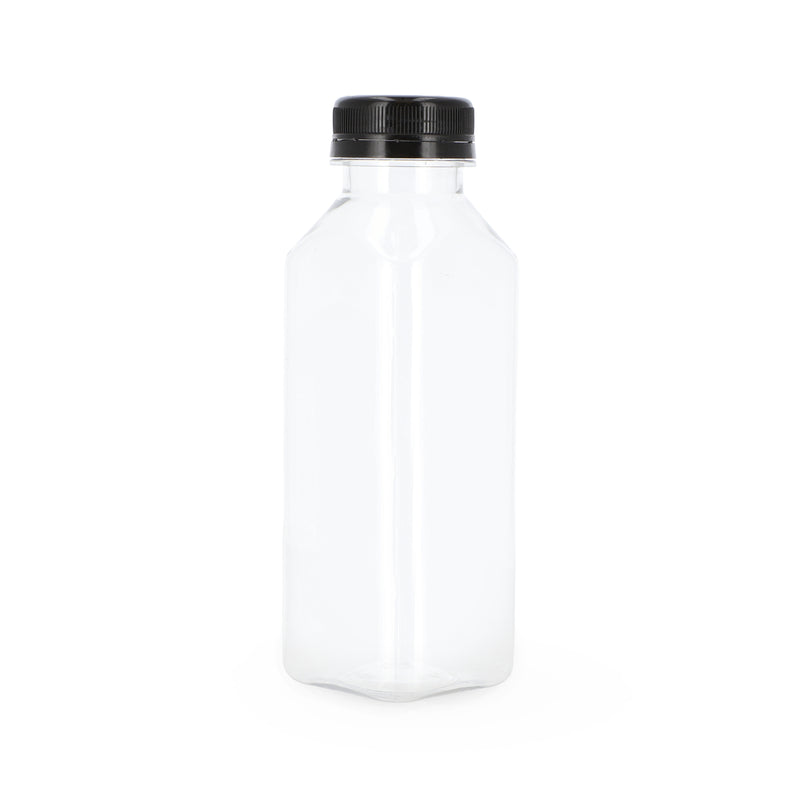 ABN1-800796-12oz SQUARE FOOD GRADE PLASTIC BOTTLE