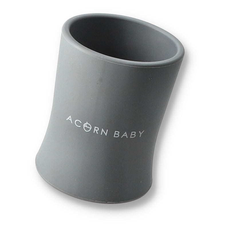 ACORN BABY SILICONE TODDLER CUP GREY