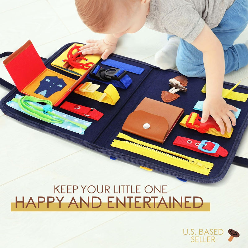 ACORN BABY TRAVEL BUSY BOARD SET