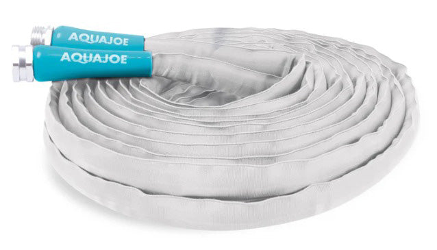AQUA JOE 50'x5/8'' EXPANDABLE MARINE GRADE FLEXIBLE HOSE FIBERJACKET NO AMAZON