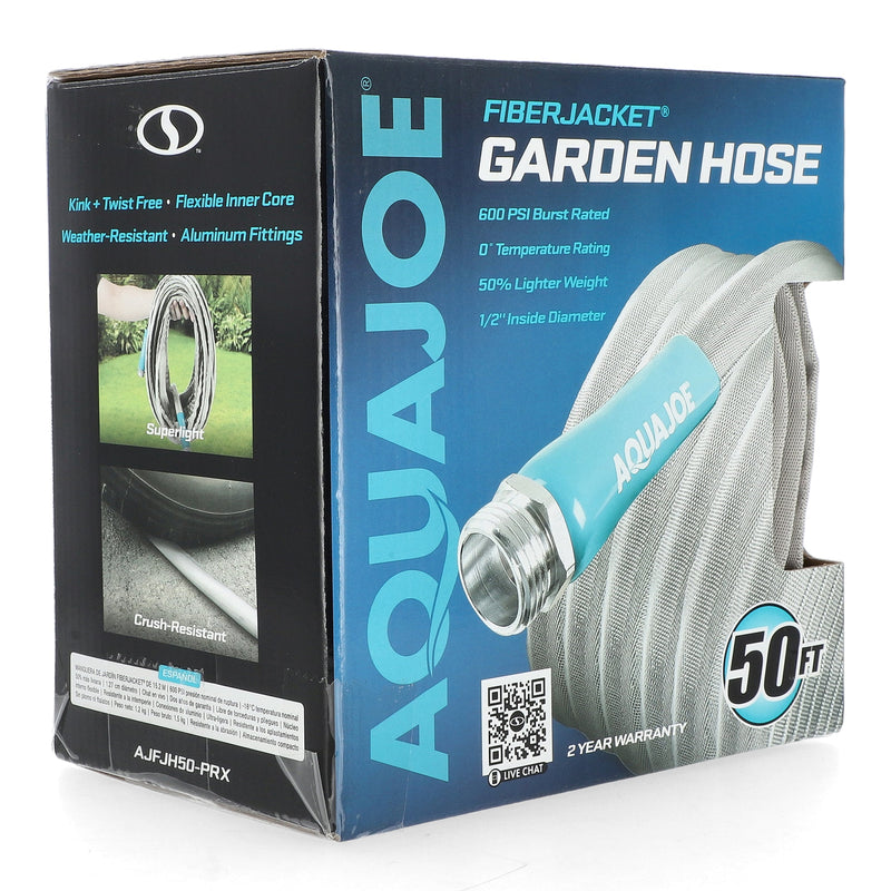 AQUA JOE 75' FIBERJACKET GARDEN HOSE 3/4'' HOSE DIAMETER -NO AMAZON