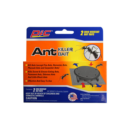 2ct PIC ANT KILLER PLASTIC BAIT TRAYS
