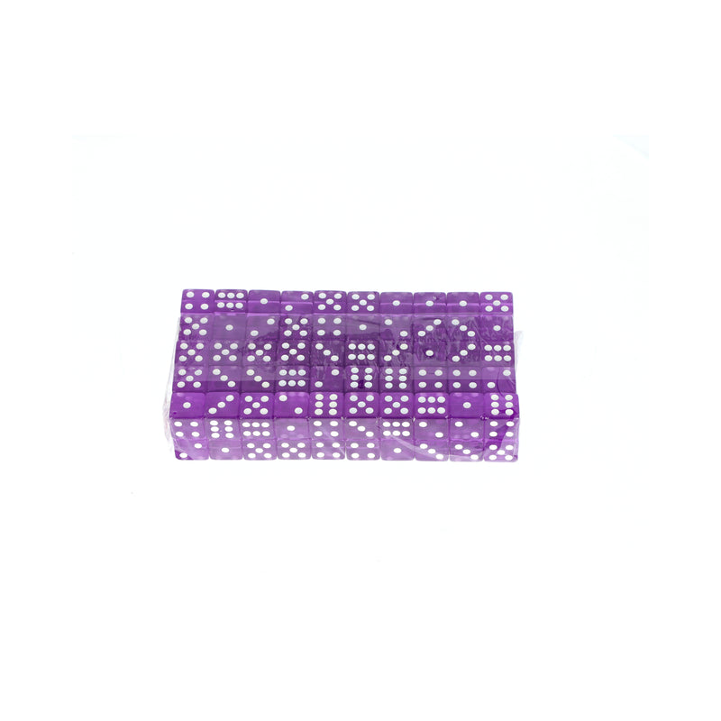 BRYBELLY 100CT VINTAGE 6 SIDED PURPLE DICE