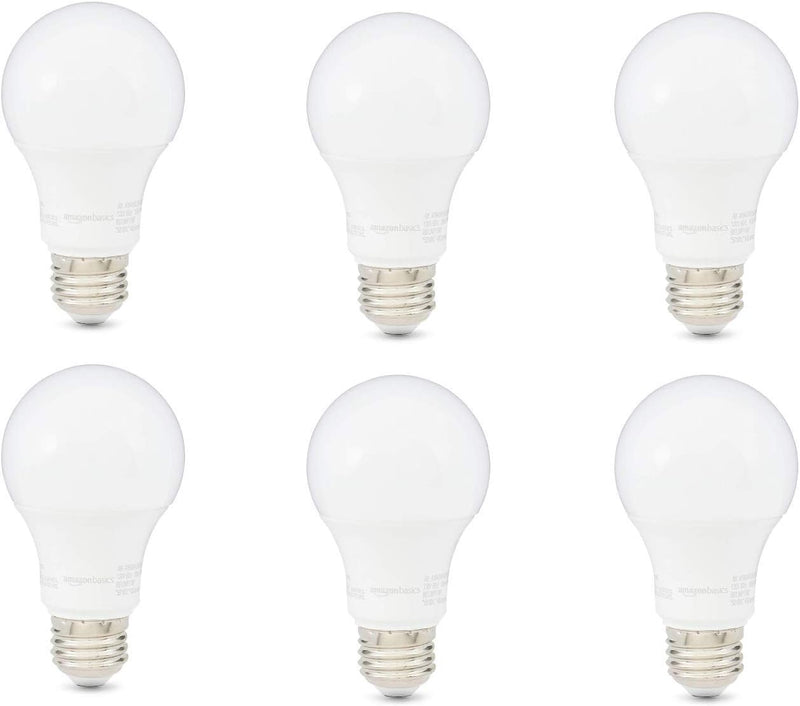 6pk 6=40W A19 LED BULB DAYLIGHT NON DIMMABLE