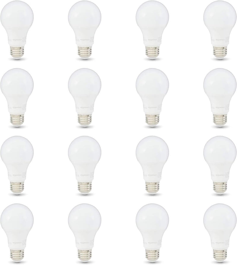 16pk 6=40W A19 LED BULB SOFT WHITE NON DIMMABLE