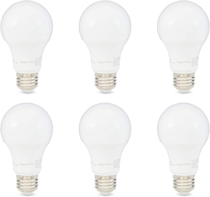 6PK 6=40W A19 BULB DAYLIGHT DIMMABLE