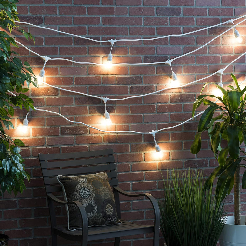 24' STRING LIGHT & 8 S14 LED BULBS