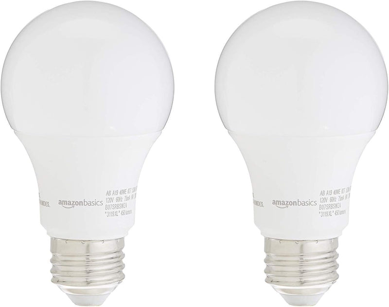 2PK 6=40W A19 LED BULB SOFT WHITE DIMMABLE