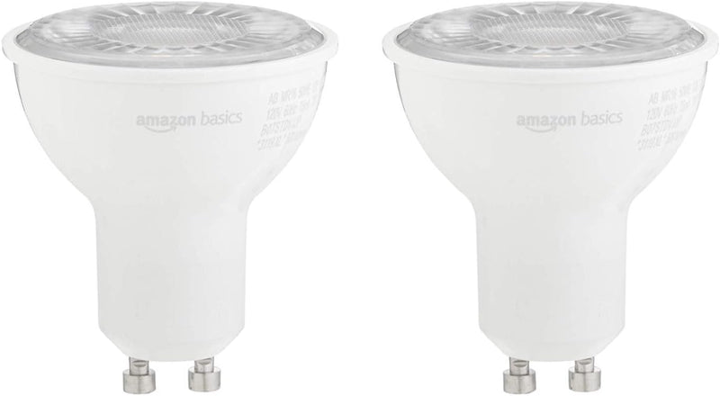 2pk 7=50w MR16 LED BULB GU10 BASE WARM WHITE DIM