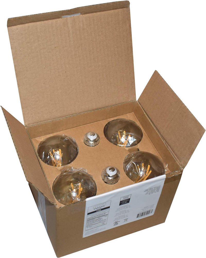 6PK 15=100W A21 CLEAR LED BULB DAYLIGHT NON DIMMABLE