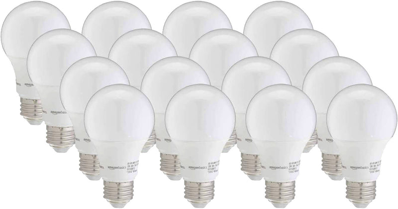 16PK 12=75 A19 LED BULB WARM WHITE NON DIMMABLE