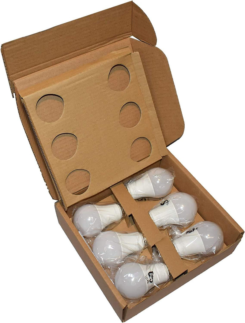 6PK 15=100W A19 LED BULB WARM WHITE NON DIMMABLE